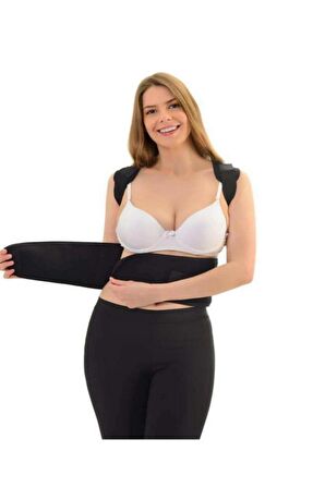 Medikal Unisex Dik Duruş Korsesi Manyetik Korse Omuz Bel Sırt Korsesi