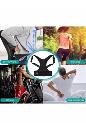 Kamburluk Önleyici Dik Duruş Korsesi Kifoz Skolyoz Korsesi Omuz Sırt Korsesi Manyetik Korse