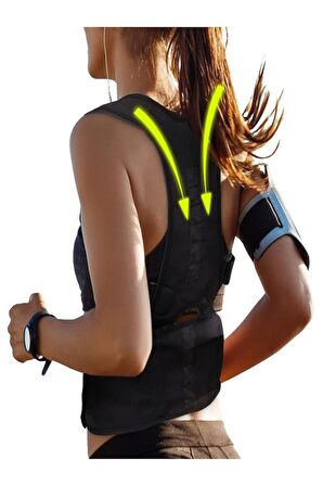 Kamburluk Önleyici Dik Duruş Korsesi Kifoz Skolyoz Korsesi Omuz Sırt Korsesi Manyetik Korse