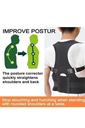 Manyetik Dik Duruş Korsesi Mıknatıslı Sırt Korsesi