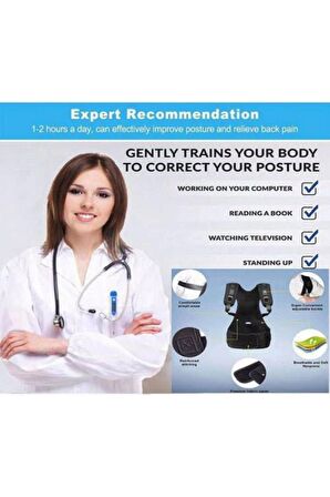 Manyetik Dik Duruş Korsesi Mıknatıslı Sırt Korsesi