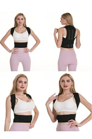 Çift Balenli Bel ve Sırt Korsesi Dik Durus Spor Bel Sırt Omuz Kambur Önleyici Korse
