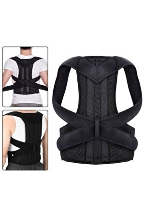 Çift Balenli Bel Ve Sırt Korsesi Dik Durus Spor Bel Sırt Omuz Kambur Önleyici Korse