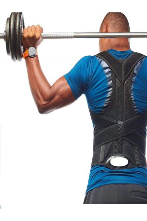 Medikal Unisex Çift Balenli Dik Duruş Korsesi Kifoz Skolyoz Korsesi Omuz Sırt Bel Korsesi