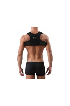 Unisex Siyah Kelebek Dik Duruş Korsesi Kamburluk Önleyici Terletmez Korse