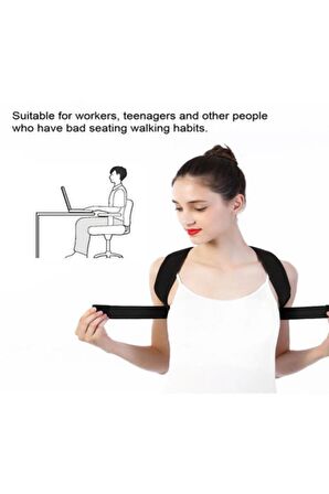 Yeni Nesil Dik Duruş Kamburluk Önleyici Unisex Korse