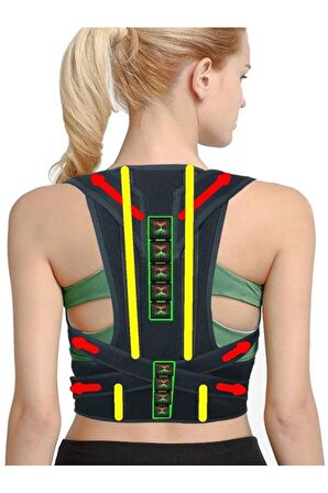 Spor Bel Koruyucu Balenli Manyetik Korse Dik Duruş Korsesi Medikal Korse