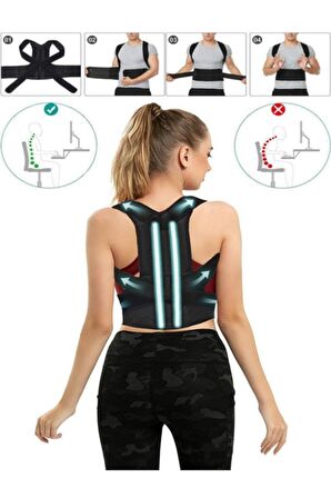 Balenli Manyetik Dik Durma Aparatı Dik Durma Korsesi Duruş Dik Korse