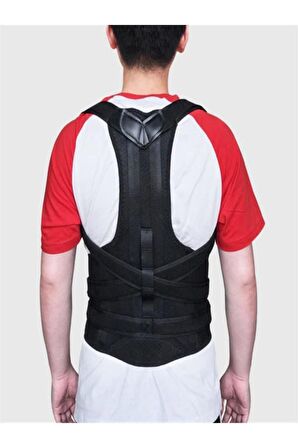 Ortopedik Dik Duruş Korsesi Balenli Manyetik Kamburluk Önleyici Korse