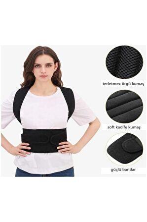 Balenli Manyetik Dik Durma Aparatı Dik Durma Korsesi Duruş Dik Korse