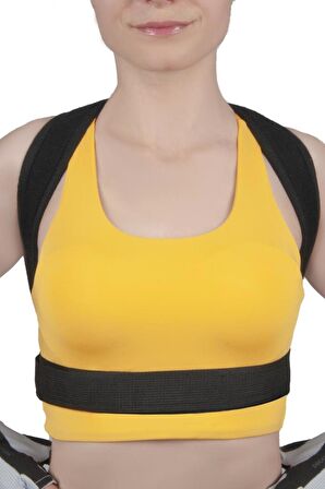 Kamburluk Önleyici Yeni Model Balenli Spor Dik Duruş Korsesi Bel Omuz Sırt Kemeri Aparat