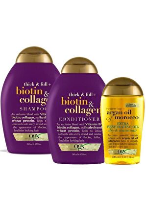 Organix Biotin & Collagen Şampuan Seti
