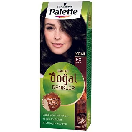 Palette Kalıcı Doğal Renkler 1-0 Siyah
