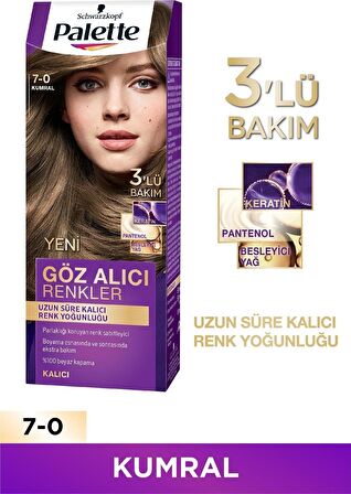 Palette Göz Alıcı Renkler 7-0 Kumral