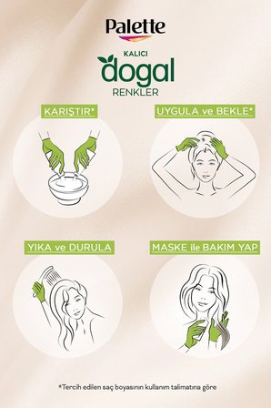 Kalıcı Doğal Renkler 4-0 Kahve Kakao Yağı Saç Boyası