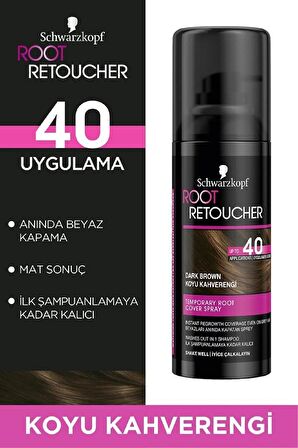 SCHWARZKOPF ROOT RETOUCHER BEYAZ KAPATICI K.KAHVE 