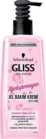 Gliss Anında Parlaklık Canlandırıcı Tüm Saç Tipleri İçin Bakım Yapan Saç Jeli 200 ml