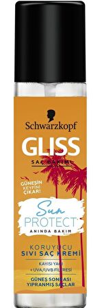 Gliss Sun Protect Koruyucu Yıpranmış Saçlar İçin Sıvı Saç Kremi 200 ml