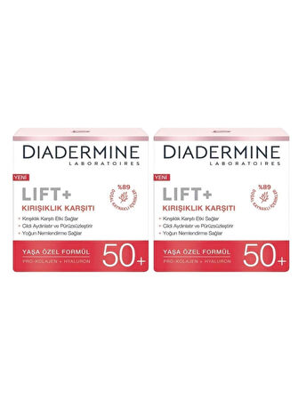 Lift+ Kırışıklık Karşıtı 50+ Yaşa Özel Formül 50ml X 2 Adet