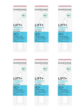 Lift+ Kırışıklık Karşıtı 40+ Göz Kremi 15 Ml X 6 ADET