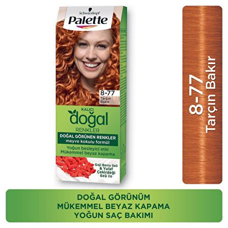Palette Kalıcı Doğal Renkler 8-77 Tarçın Bakır