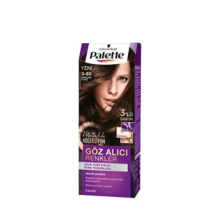  Palette Göz Alıcı Renkler 3-65 Çikolata Kahve Yeni 