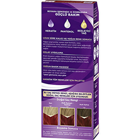 Palette Göz Alıcı Renkler 6/88 Yoğun Kızılı