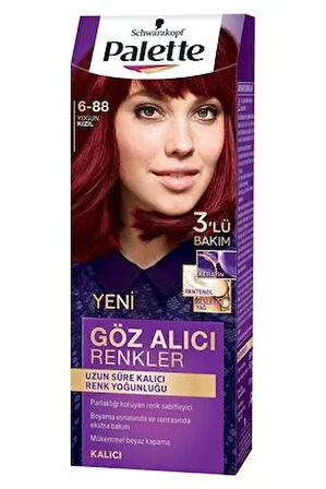  Palette Göz Alıcı Renkler 6-88 Yoğun Kızıl Yeni 