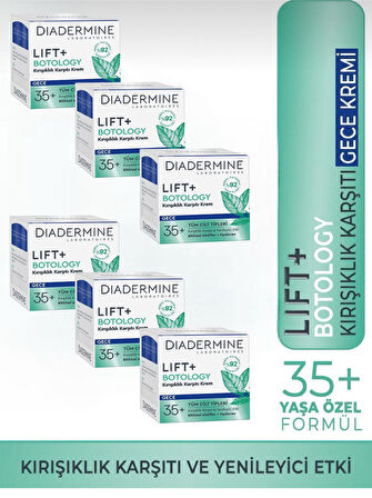  Lift+Botology Kırışıklık Karşıtı Gece Kremi 50 ml X 6 Adet