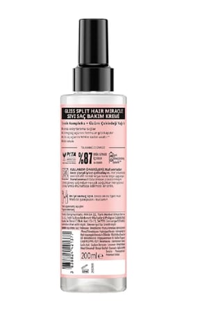 Split Hair Miracle  İyonik Kompleks  Kırık Uçları Mühürleyen Saç Bakım Kremi 200ml Yıpranmış Saçlar