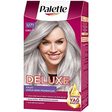 Palette Deluxe Saç Boyası U71 Elmas Grisi