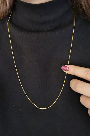 65 Cm Altın Çakı Zincir