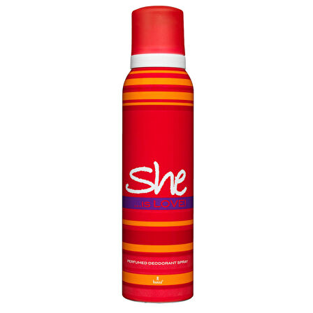 She Deo 150 ML Love  x 2 Adet