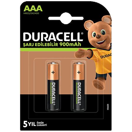 Duracell 900 Mah Şarjlı İnce Pil 2&amp;apos;li