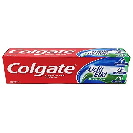 FinDit Colgate Diş Macunu 100ML Üçlü Etki x 12 Adet