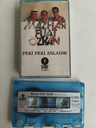 Mazhar Fuat Özkan  – Peki Peki Anladık - 1985 Türkiye Basım  2. El Kaset Albüm