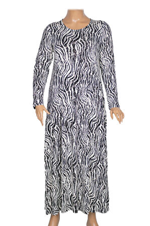 Barem Kadın Funda Belden Basene Büzgülü Penye Siyah Elbise D54