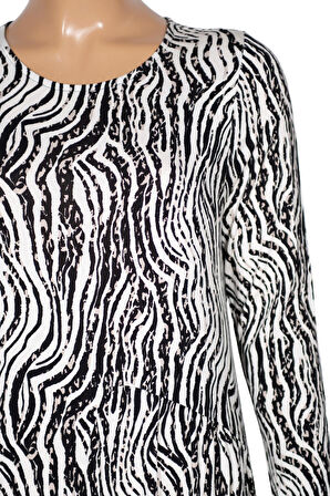 Barem Kadın Funda Belden Basene Büzgülü Penye Siyah Elbise D54