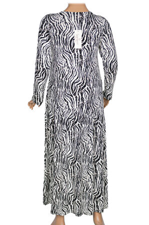 Barem Kadın Funda Belden Basene Büzgülü Penye Siyah Elbise D54