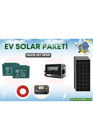 HOBİ BAHÇESİ İÇİN BUZDOLABI VE AYDINLATMA PAKETİ GÜNEŞ ENERJİLİ