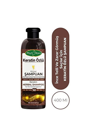 Keratin Özlü Bitkisel Şampuanı 400 ml