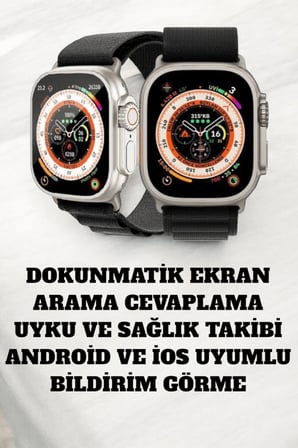 49MM Ekranlı, Kan Basıncı ve Adımsayar Özellikli Bluetooth Akıllı Saat - Lisinya