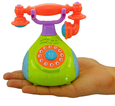 Klasik Stil Pilli Müzikli Çocuk Telefonu