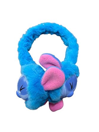 Stitch Peluş Kulaklık Mor