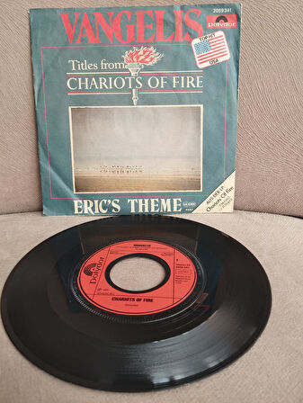 Vangelis – Titles From Chariots Of Fire  - 1981 Almanya Basım 45 Lik Plak