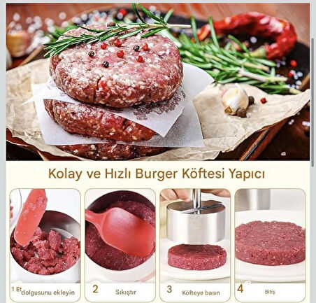 Hamburger press makinesi 
