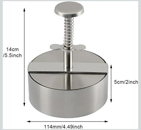 Hamburger press makinesi 