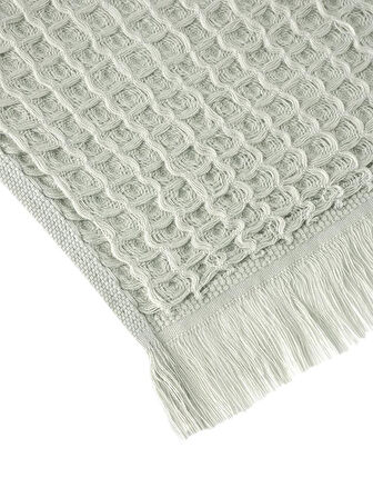 Gofre Dokulu Pamuk Havlu Takımı Yumuşak ve Hızlı Kuruyan 70x140