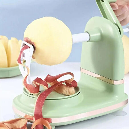 El kranklı elma soyma makinesi manuel 