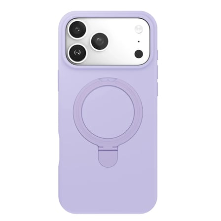 Apple iPhone 17 Pro Regal Magsafe Standlı Kapak - Lila